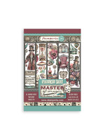 Washi blok 8 vellen A5 - Meester van de Toverkunst CME-code: SBW16 Blok van 8 zelfklevende Washi vellen cm 14.8 x 21 - 5.8" x 8.3" - Zuurvrij