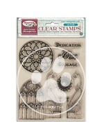 Acrylstempel cm 14x18 - Meester van de magie gotische elementen CME-code: WTK215