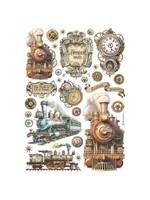 Train A4 Rice Paper (1pcs) (DFSA4988)