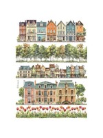 Houses A4 Rice Paper (1pcs) (DFSA4989)