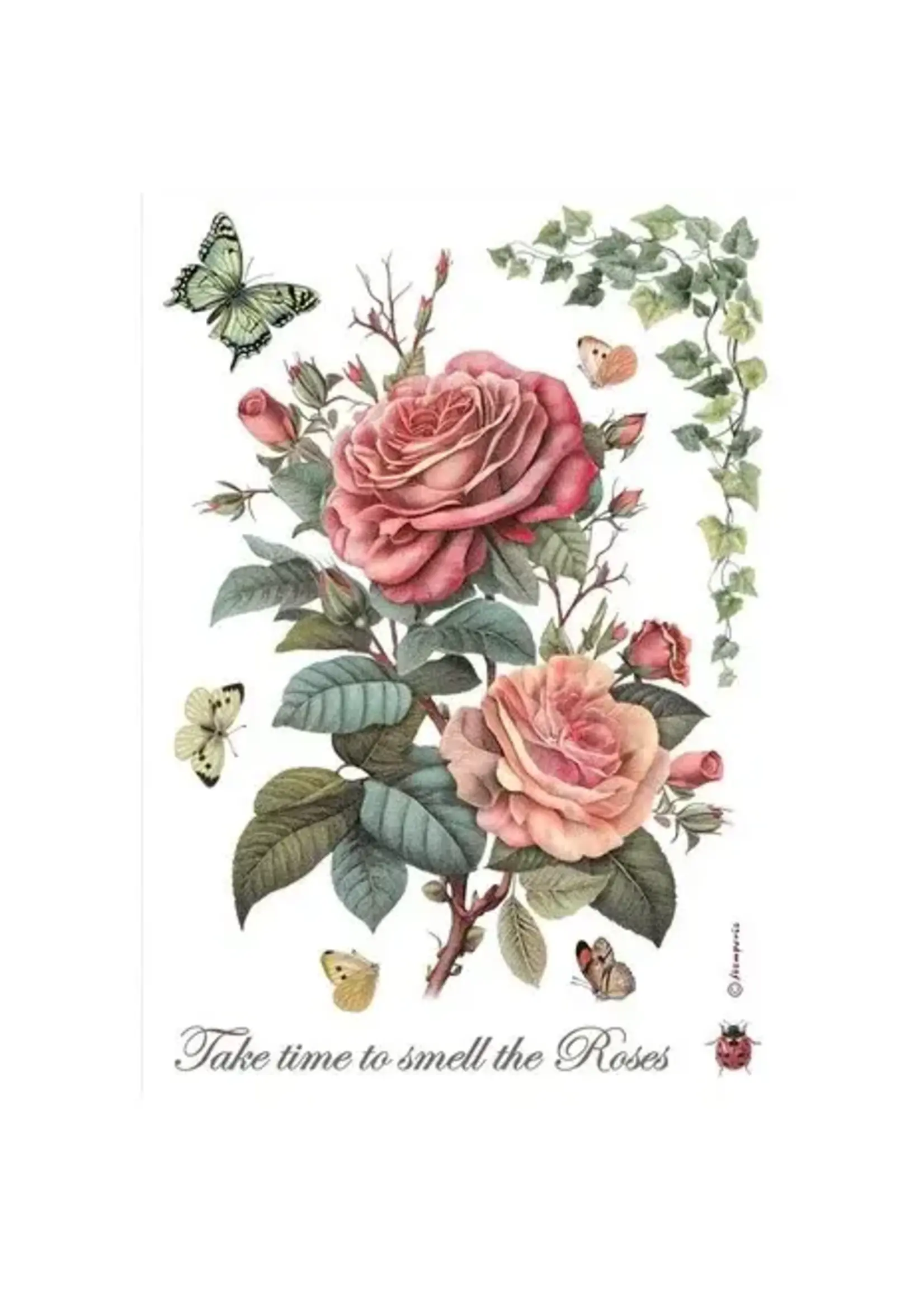 Big Rose A4 Rice Paper (1pcs) (DFSA41002)