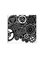 Gears Pattern Thick Stencil 12x12cm (KSTDS27)