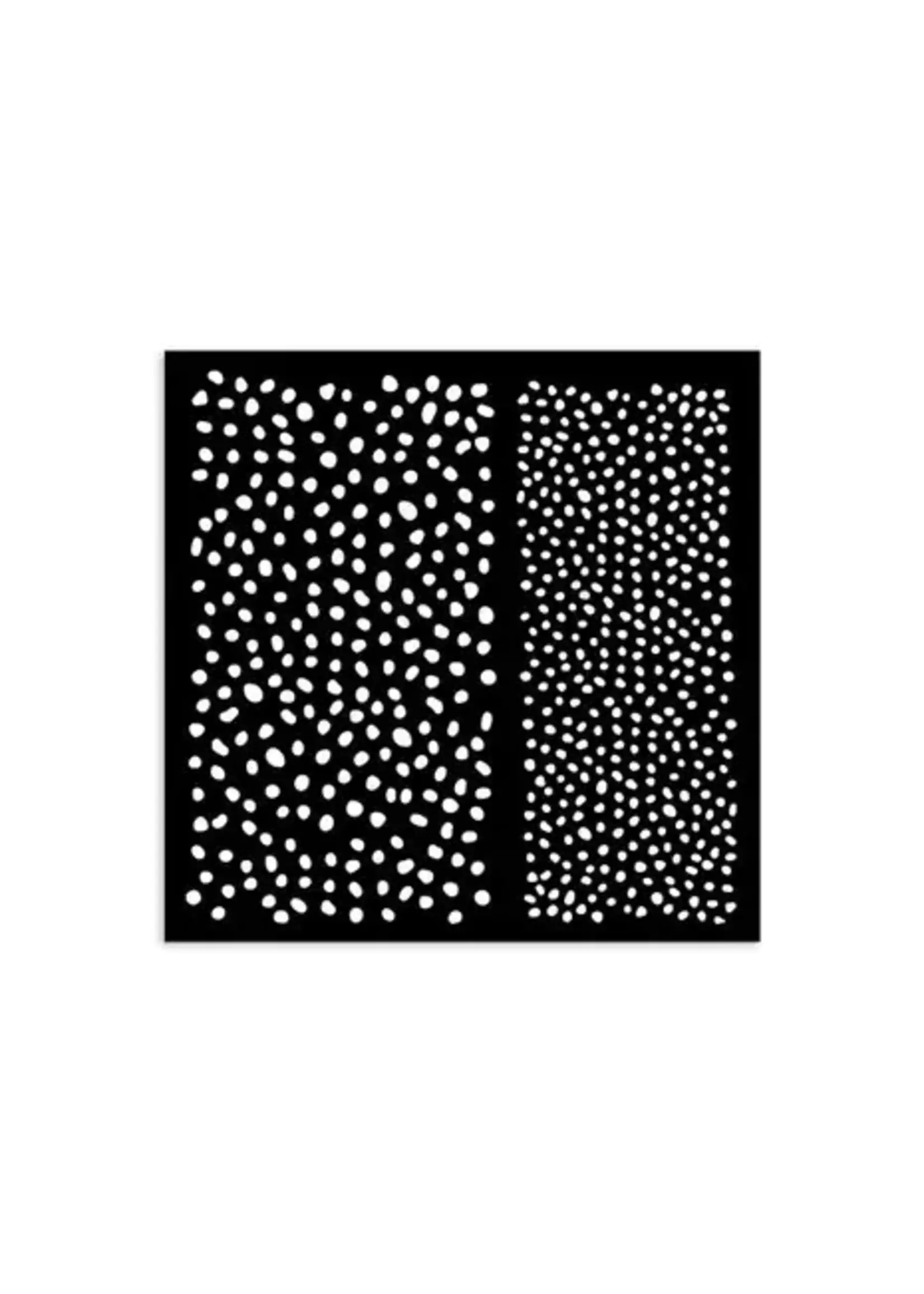 Dots Pattern Thick Stencil 12x12cm (KSTDS17)
