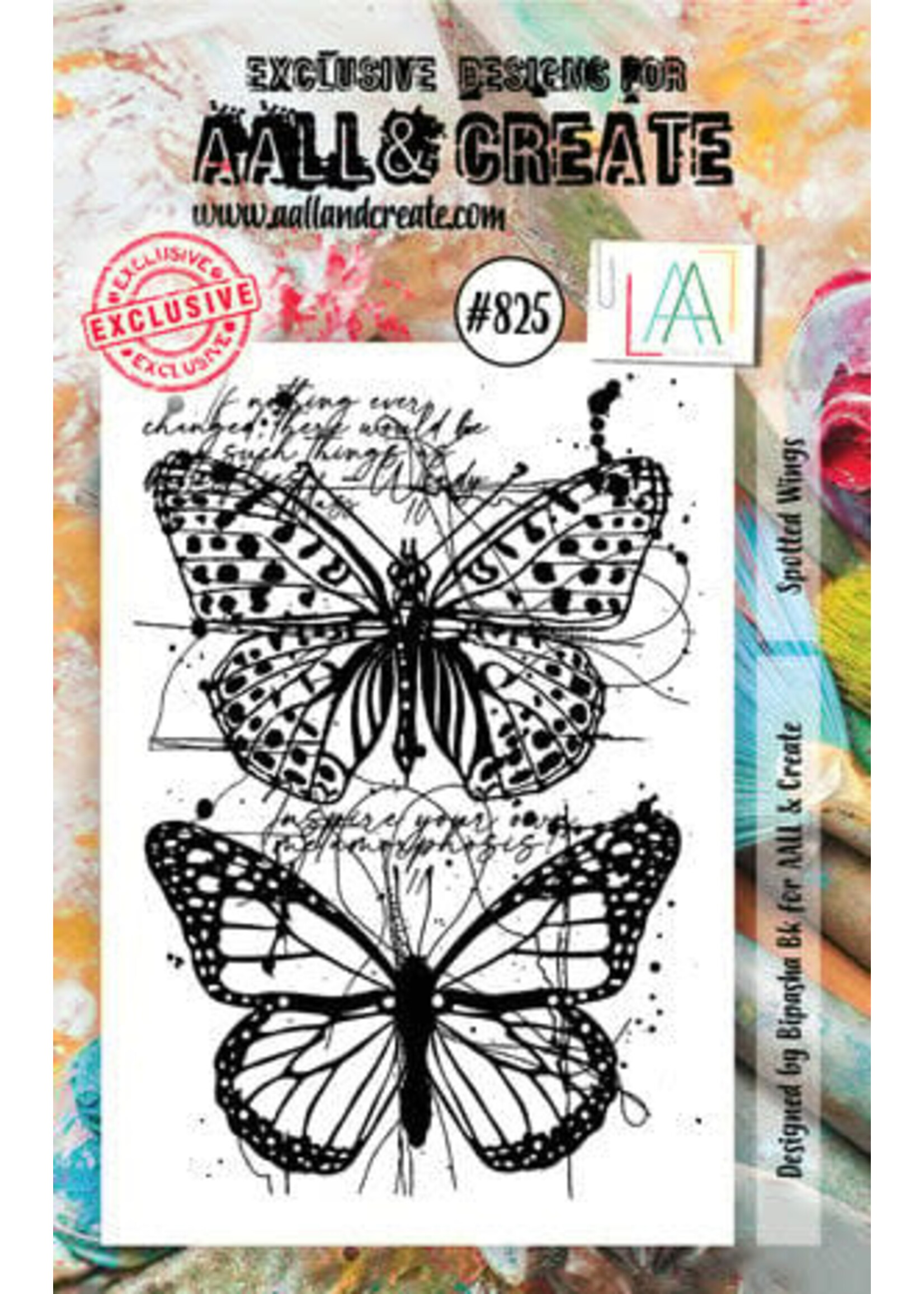 Stamp Set A7 Spotted Wings (AALL-TP-825)
