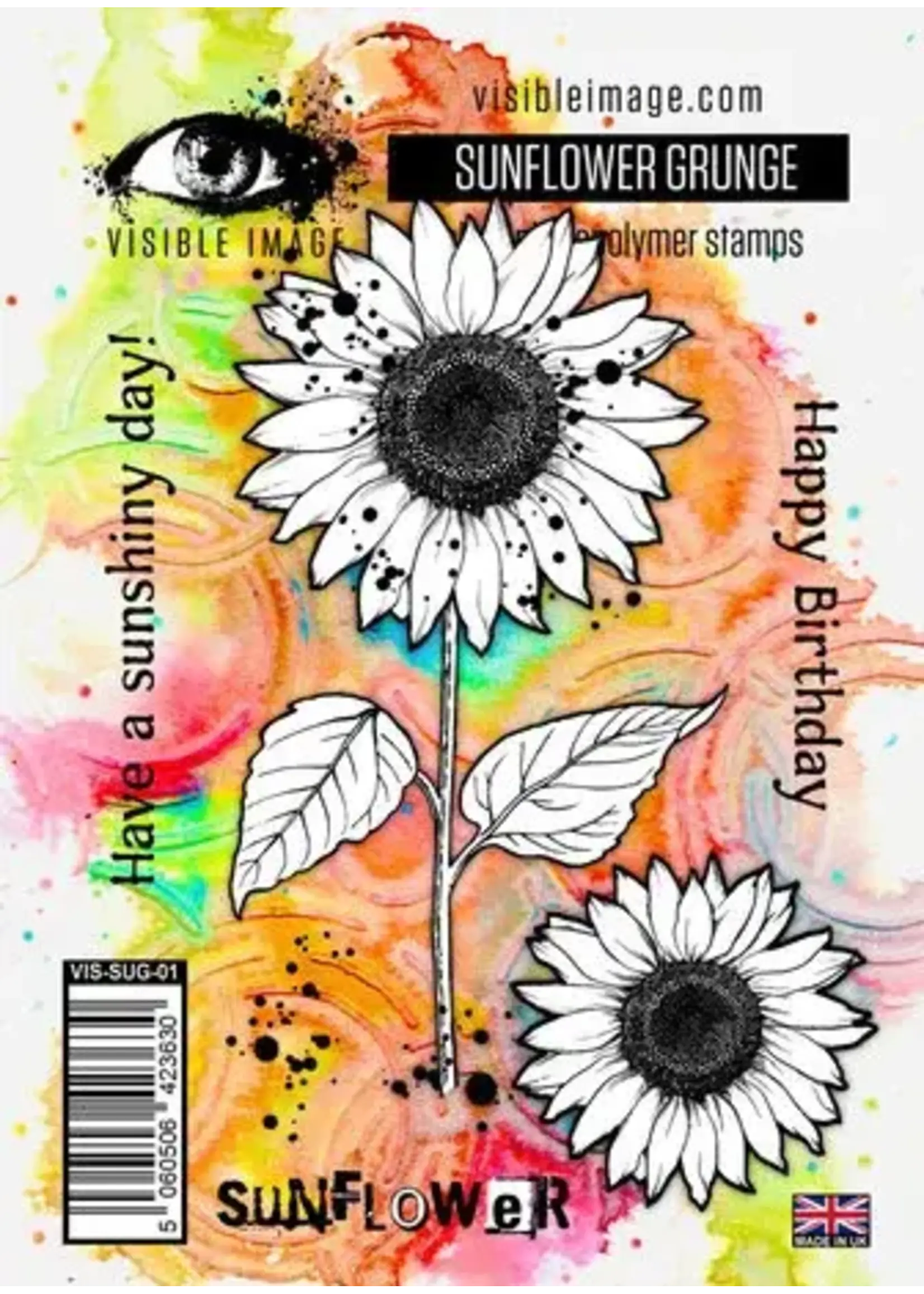 Sunflower Grunge A6 Stamp Set (VIS-SUG-01)