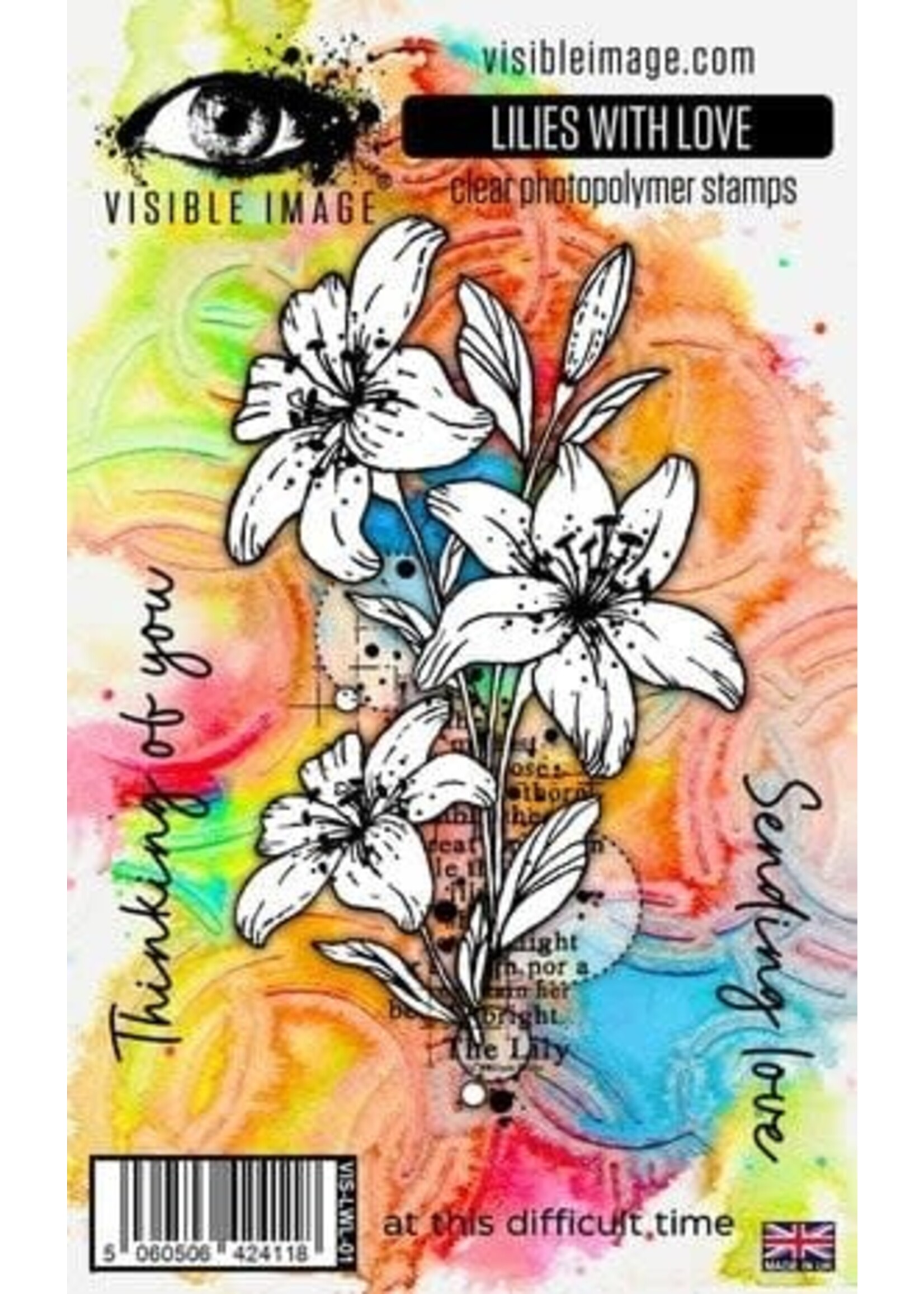 Lilies With Love A6 Stamp Set (VIS-LWL-01)