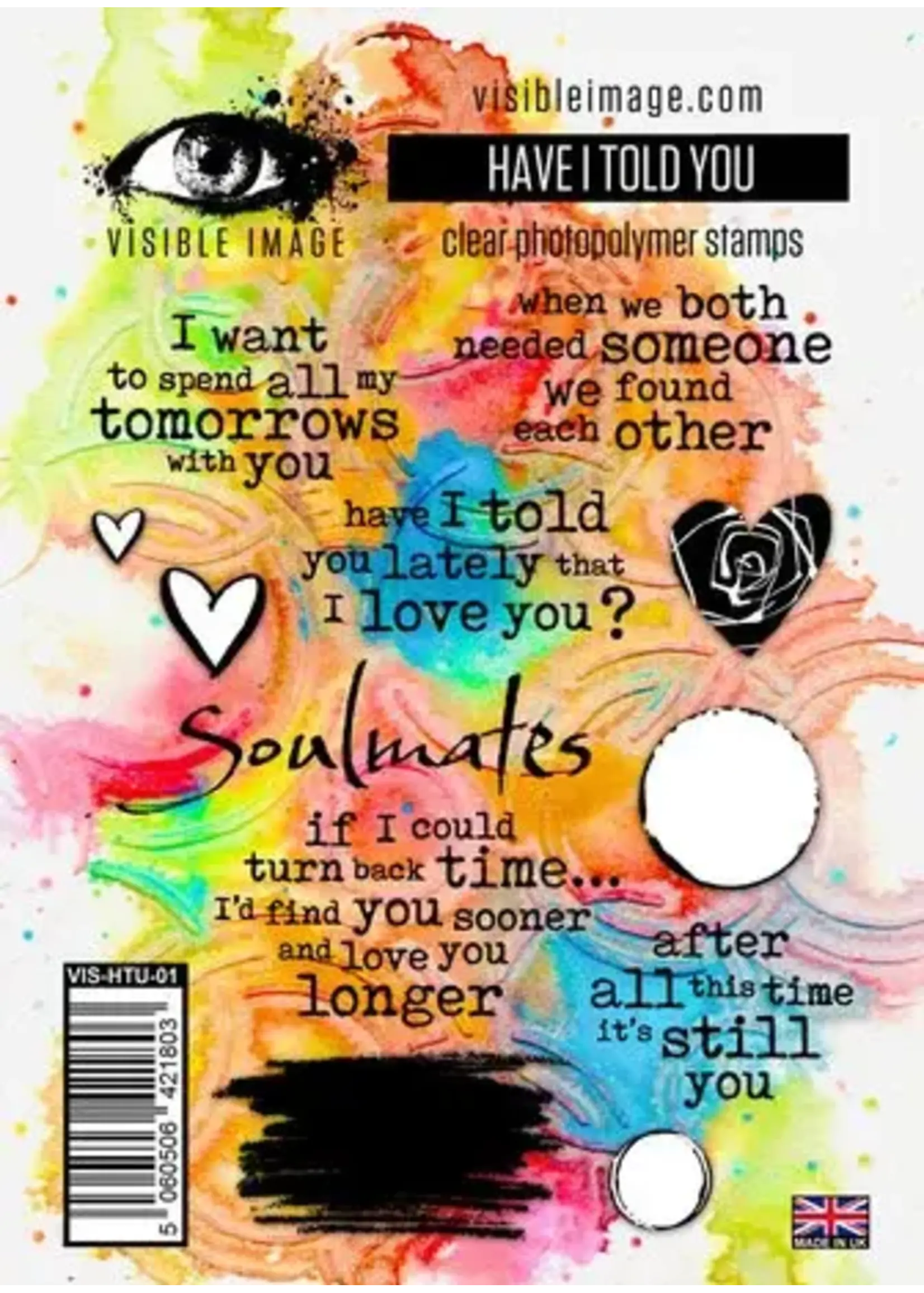 Have I Told You A6 Stamp Set (VIS-HTU-01)