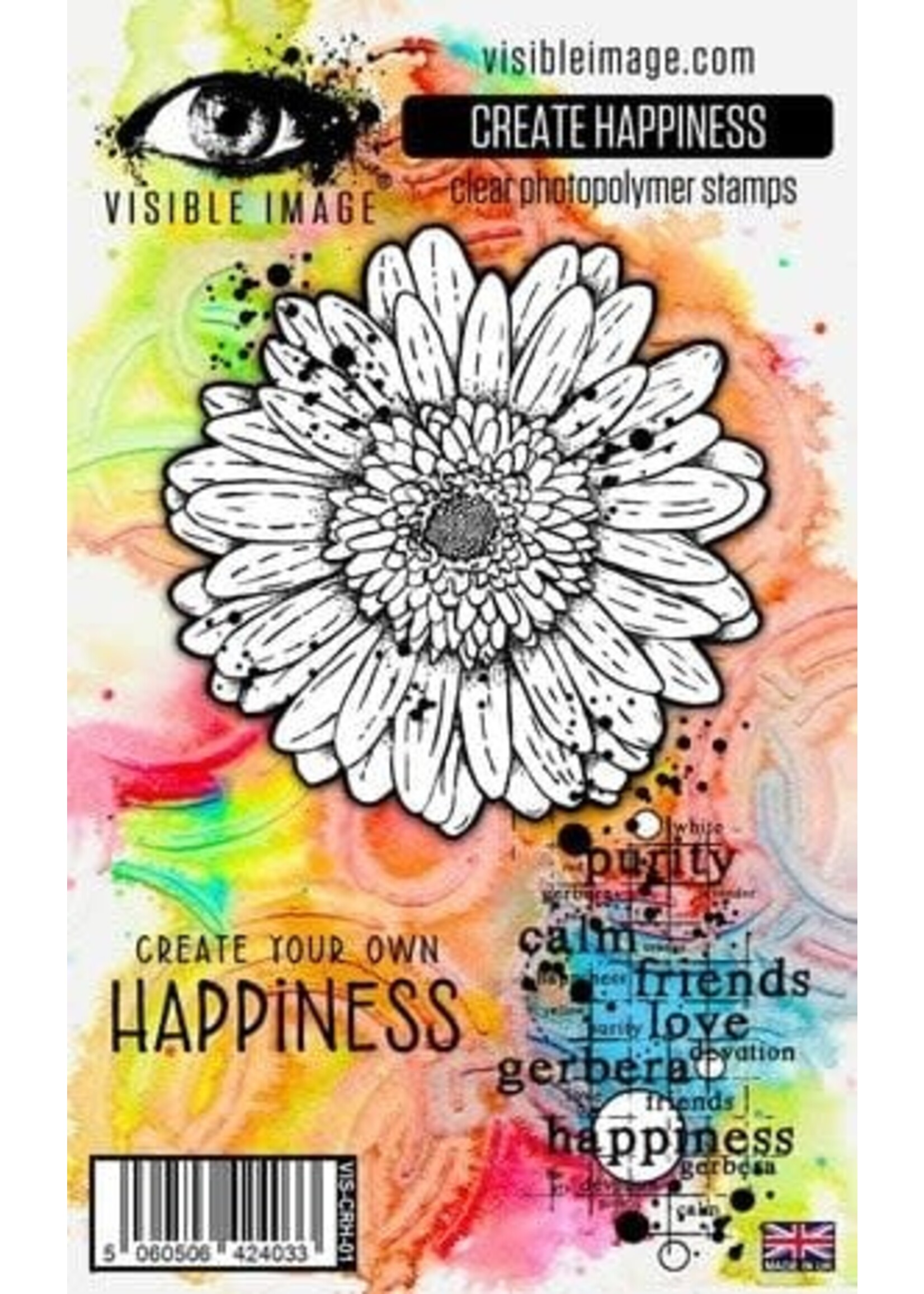 Create Happiness A6 Stamp Set (VIS-CRH-01)