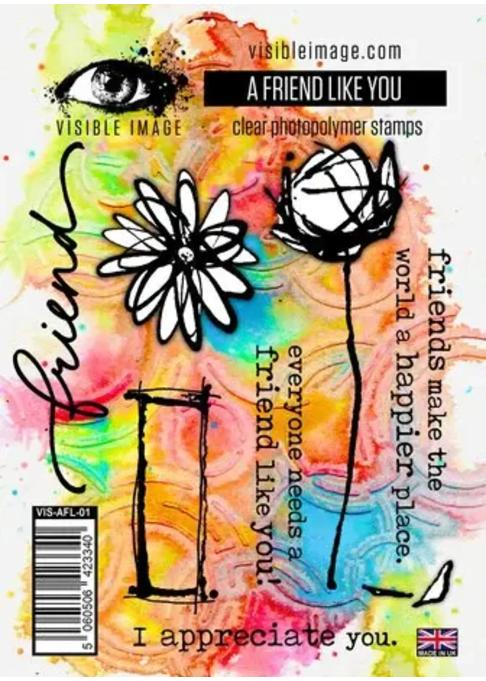 A Friend Like You A6 Stamp Set (VIS-AFL-01)
