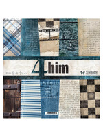 4 him, 12" x 12" scrapbooking paper pack