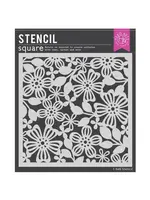 Spring Floral Stencil (SA300)