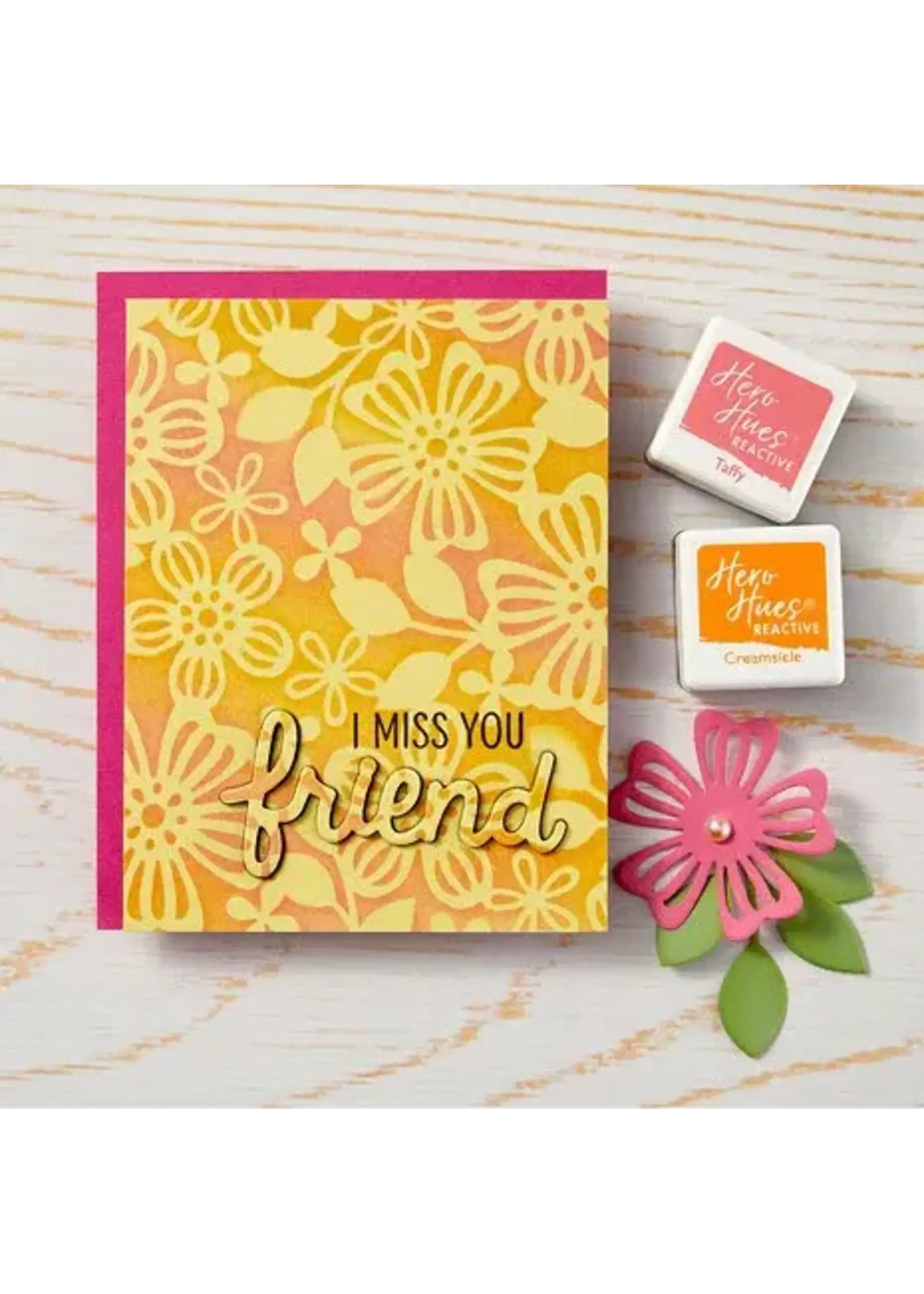 Spring Floral Stencil (SA300)