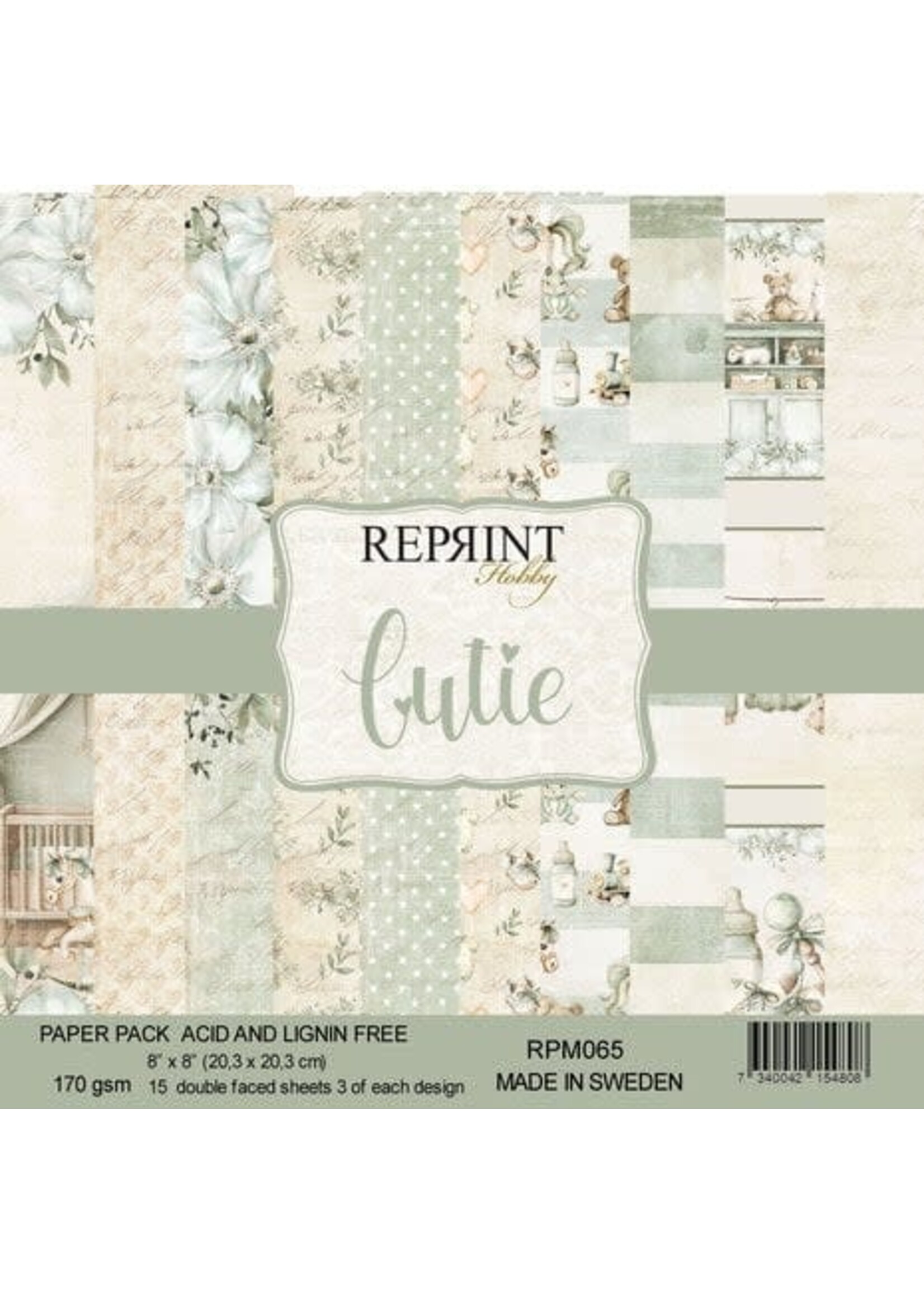 Cutie 8x8 Inch Paper Pack (RPM065)