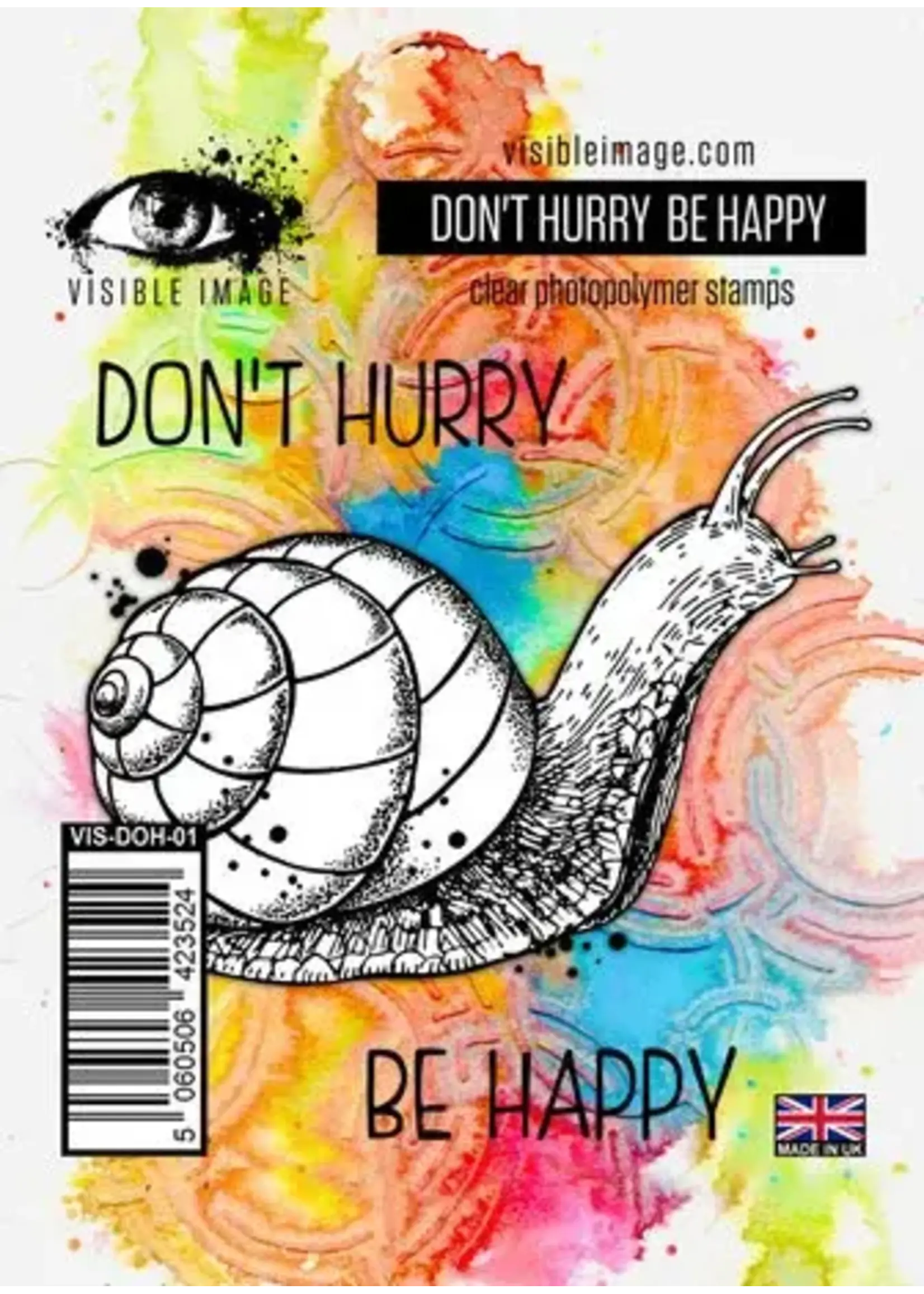 Don't Hurry Be Happy A7 Stamp Set (VIS-DOH-01)