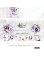 In paarse kleur papierset AA-IPC-08 inch