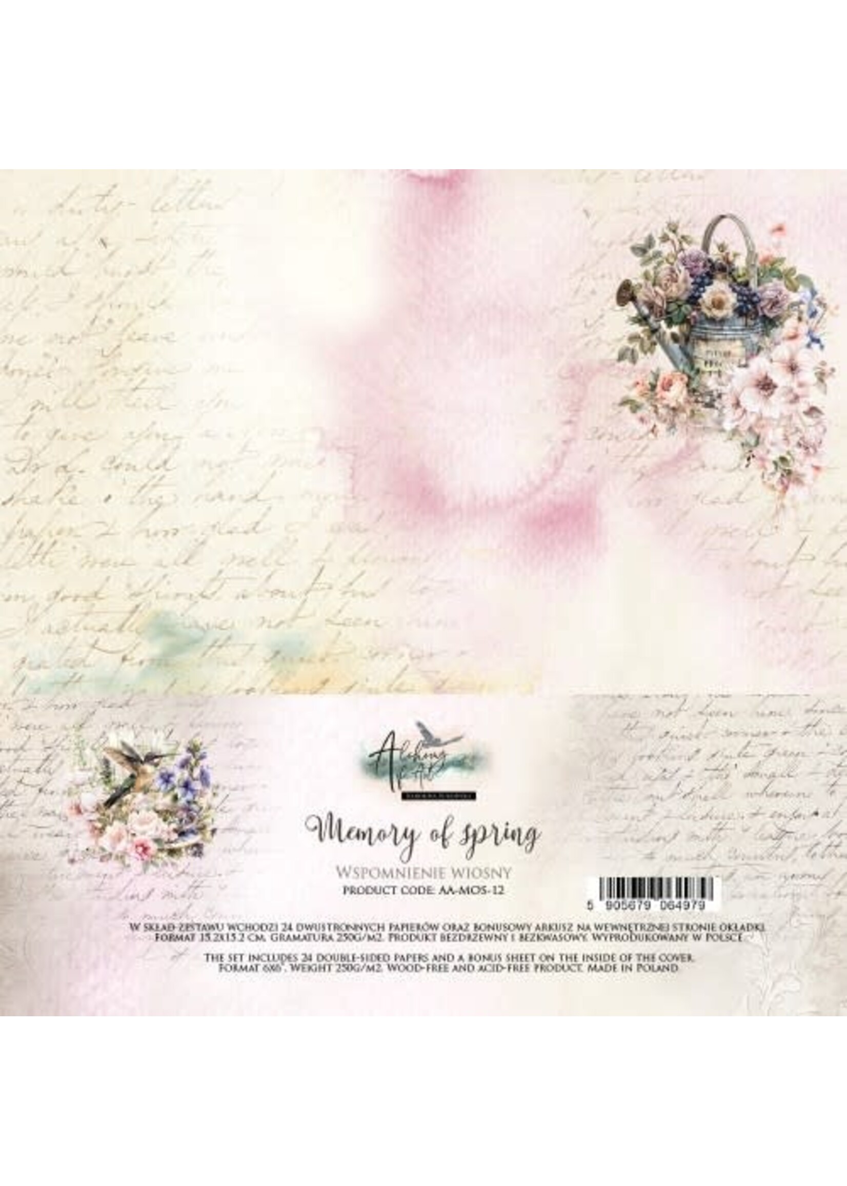 Papierset AA-MOS-12 inch Memoris van de lente