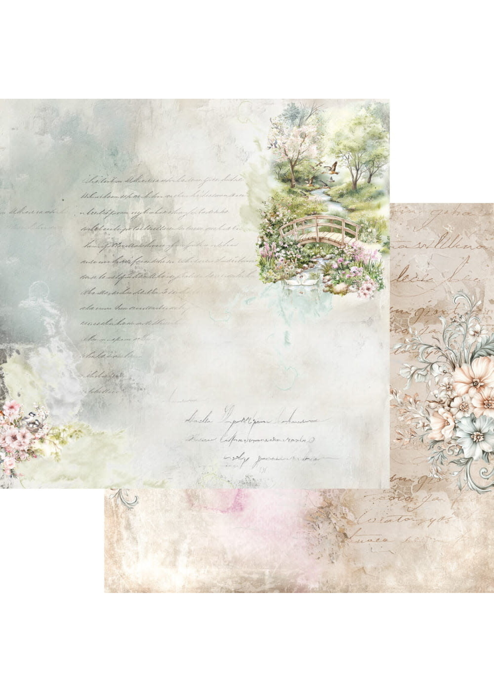 Papierset AA-MOS-12 inch Memoris van de lente