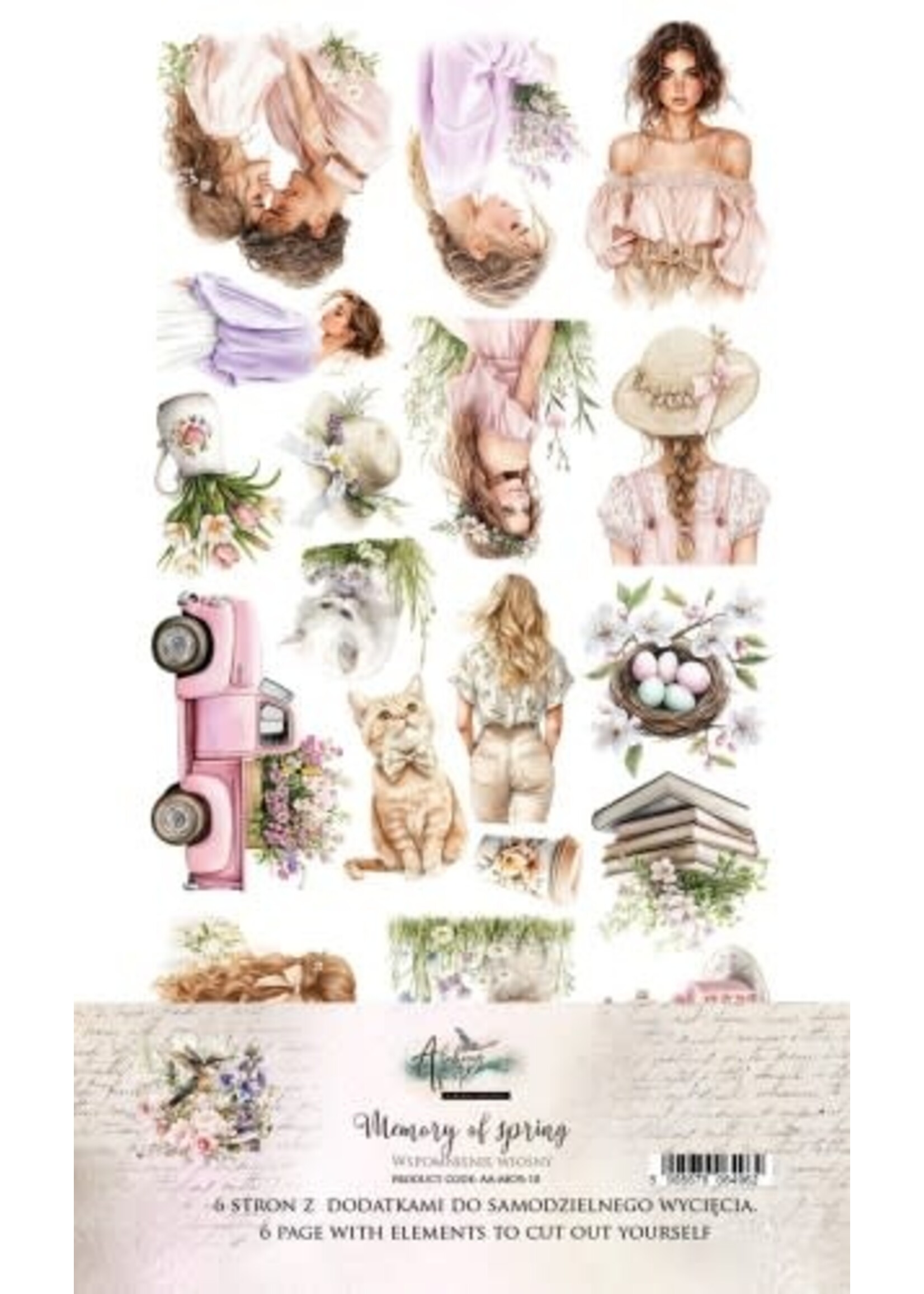 AA-MOS-10 Memoris van de lente  plaatjes set