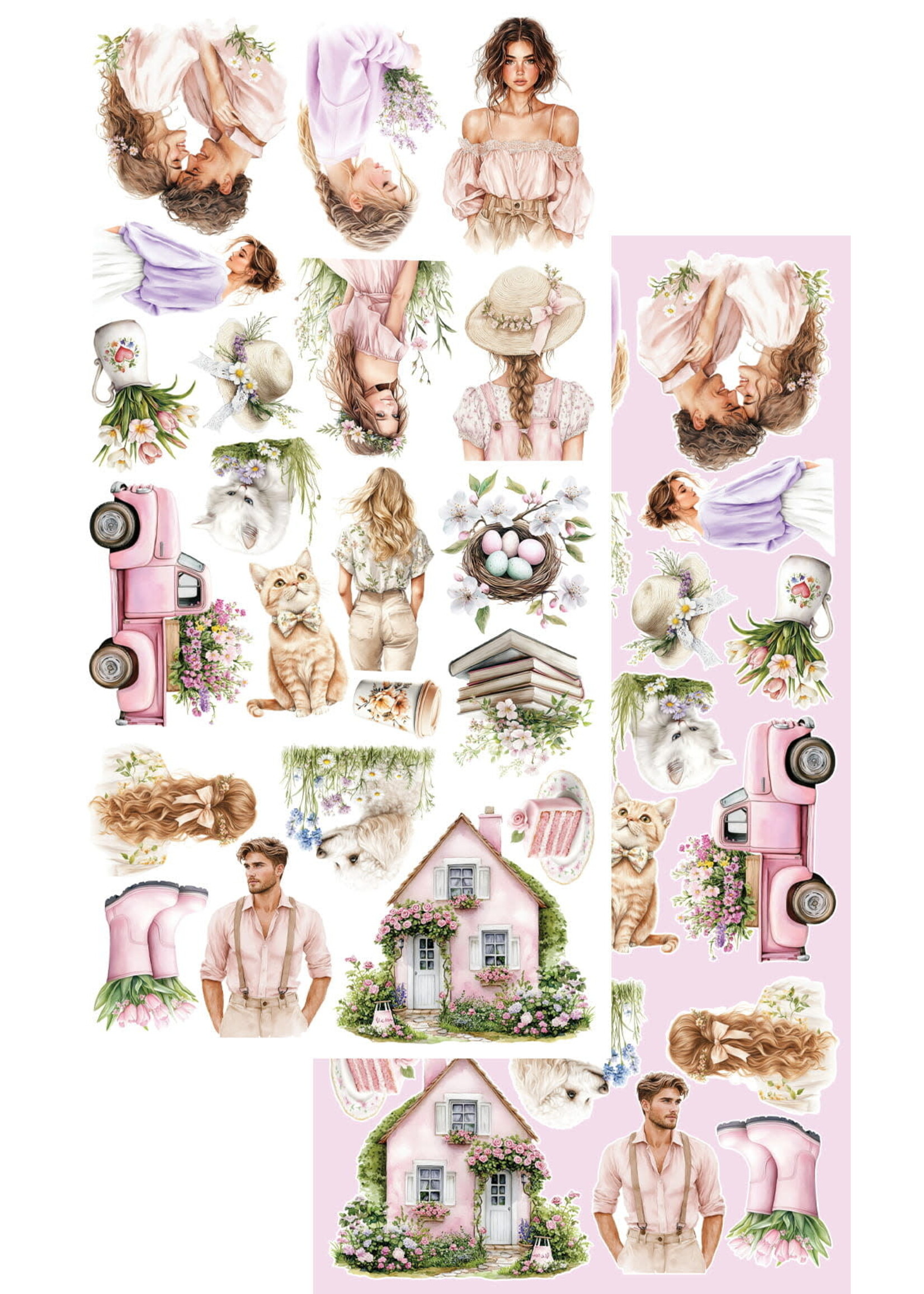 AA-MOS-10 Memoris van de lente  plaatjes set