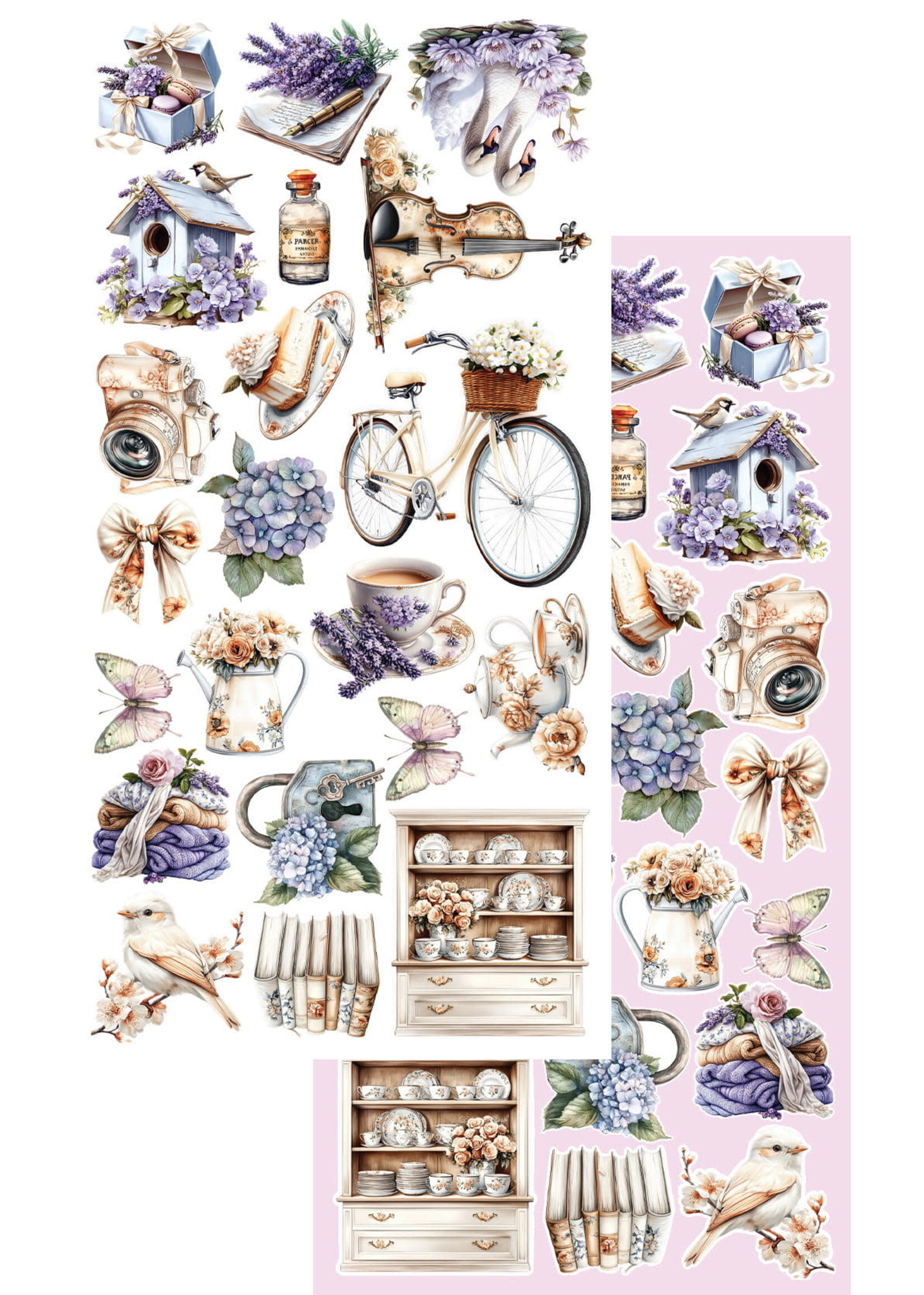 AA-MOS-10 Memoris van de lente  plaatjes set