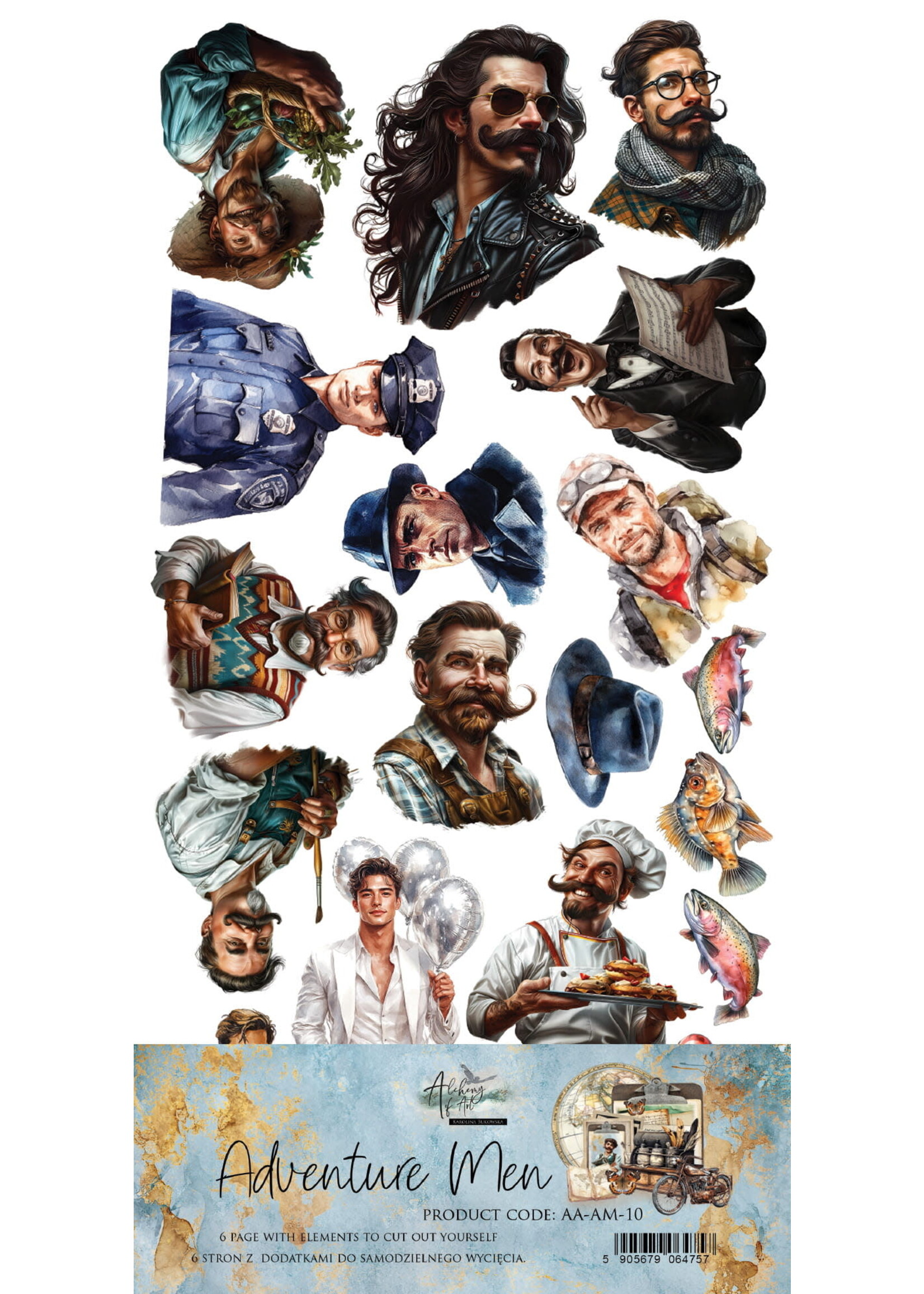 Plaatjes set AA-AM-10 Adventure Heren