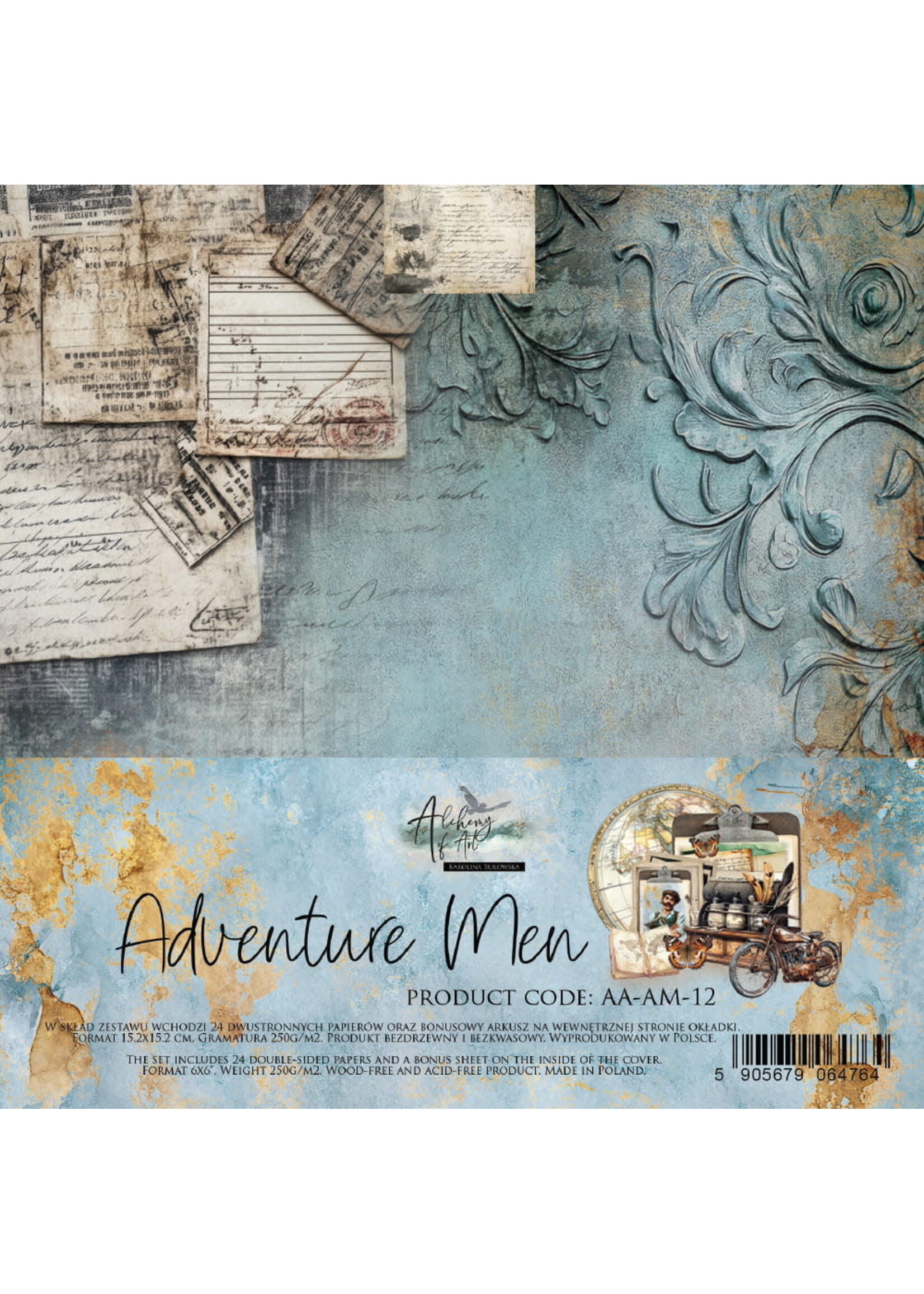 Papierset A-AM-07 Adventure Heren