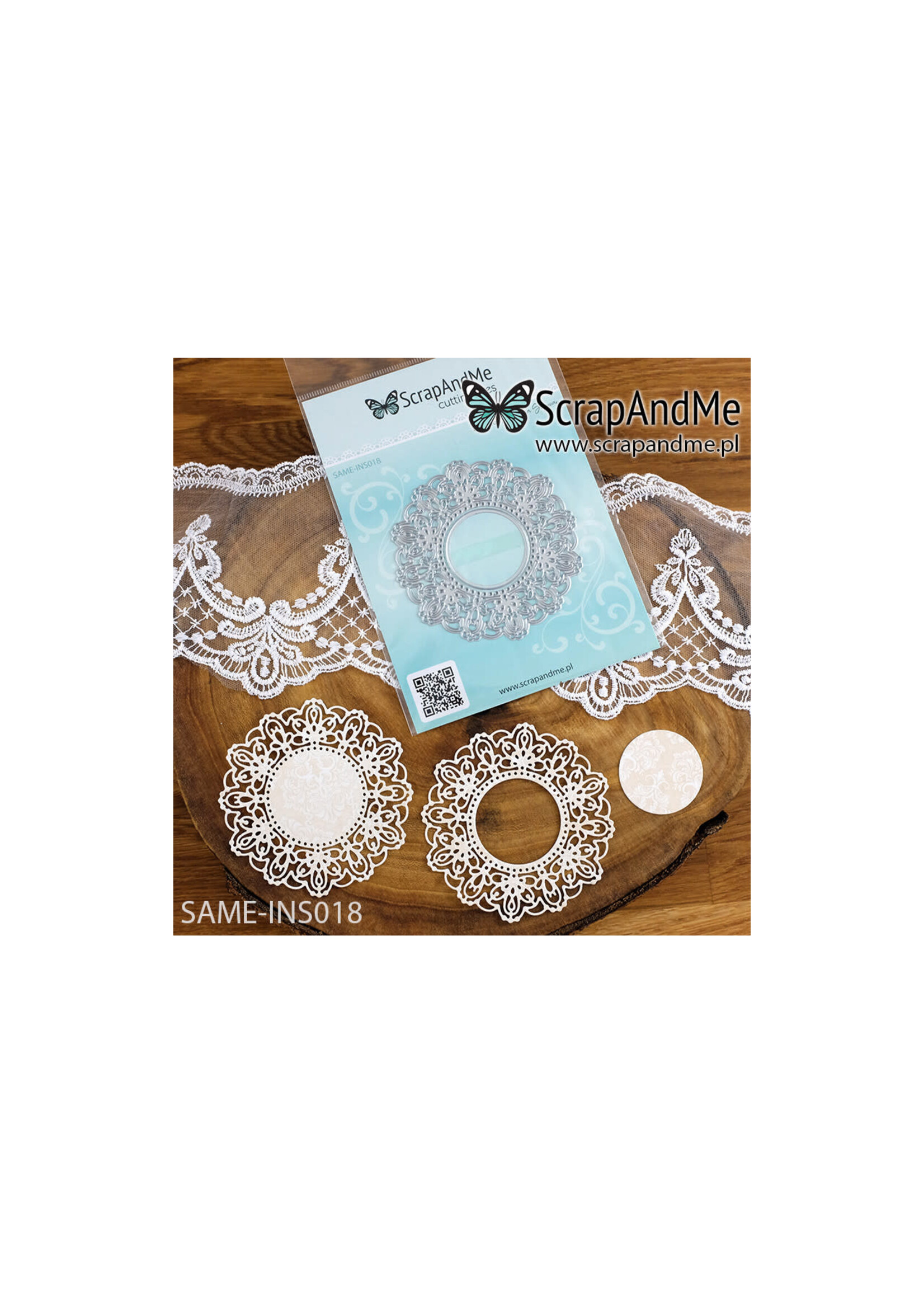 Doily SAME-INS018 Metal Cutting Die - ScrapAndMe