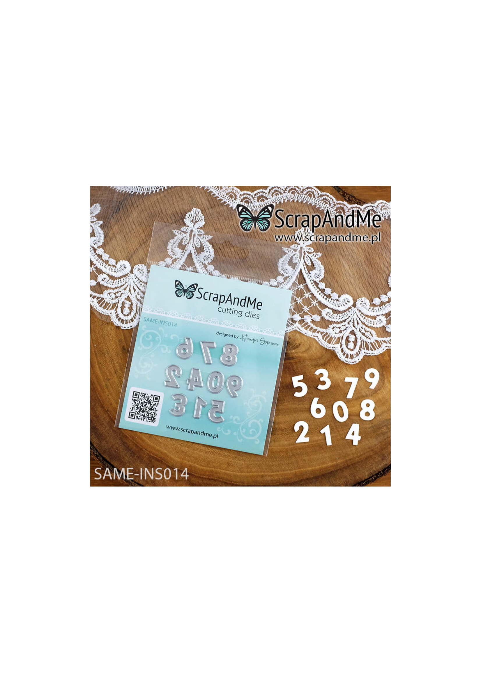 Numbers SAME-INS014 Metal Cutting Dies - ScrapAndMe