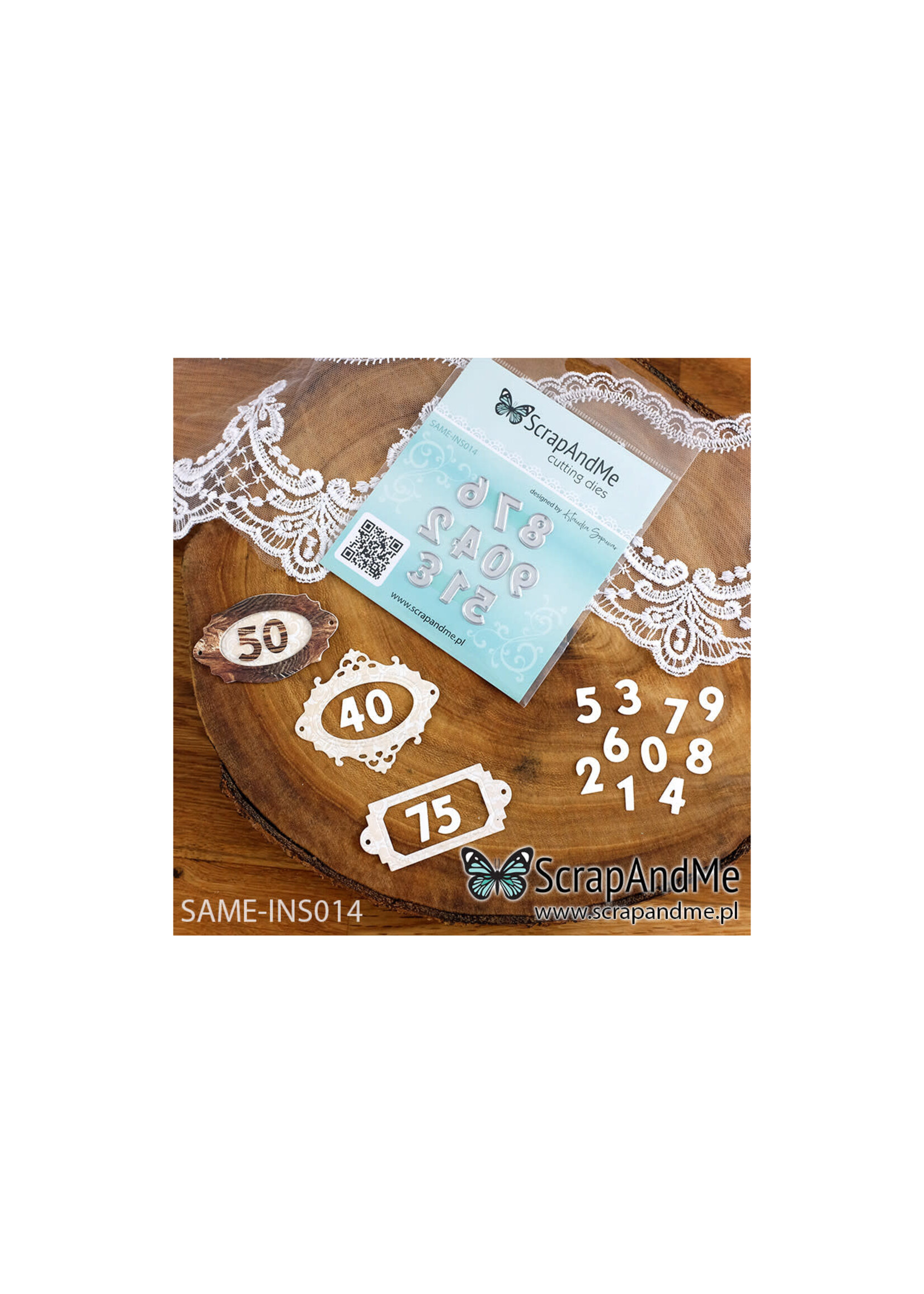 Numbers SAME-INS014 Metal Cutting Dies - ScrapAndMe