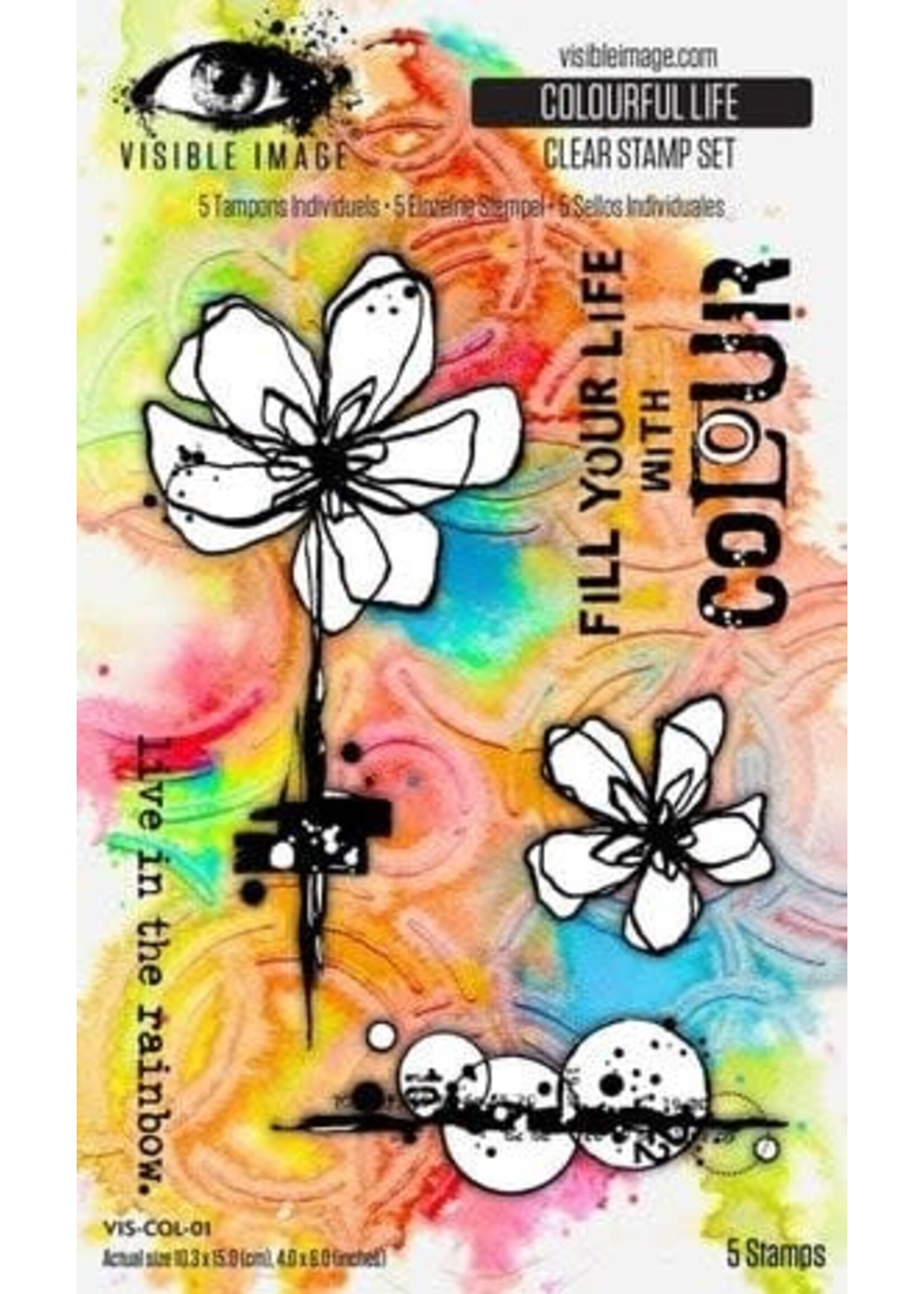 Colourful Life A6 Stamp Set (VIS-COL-01)