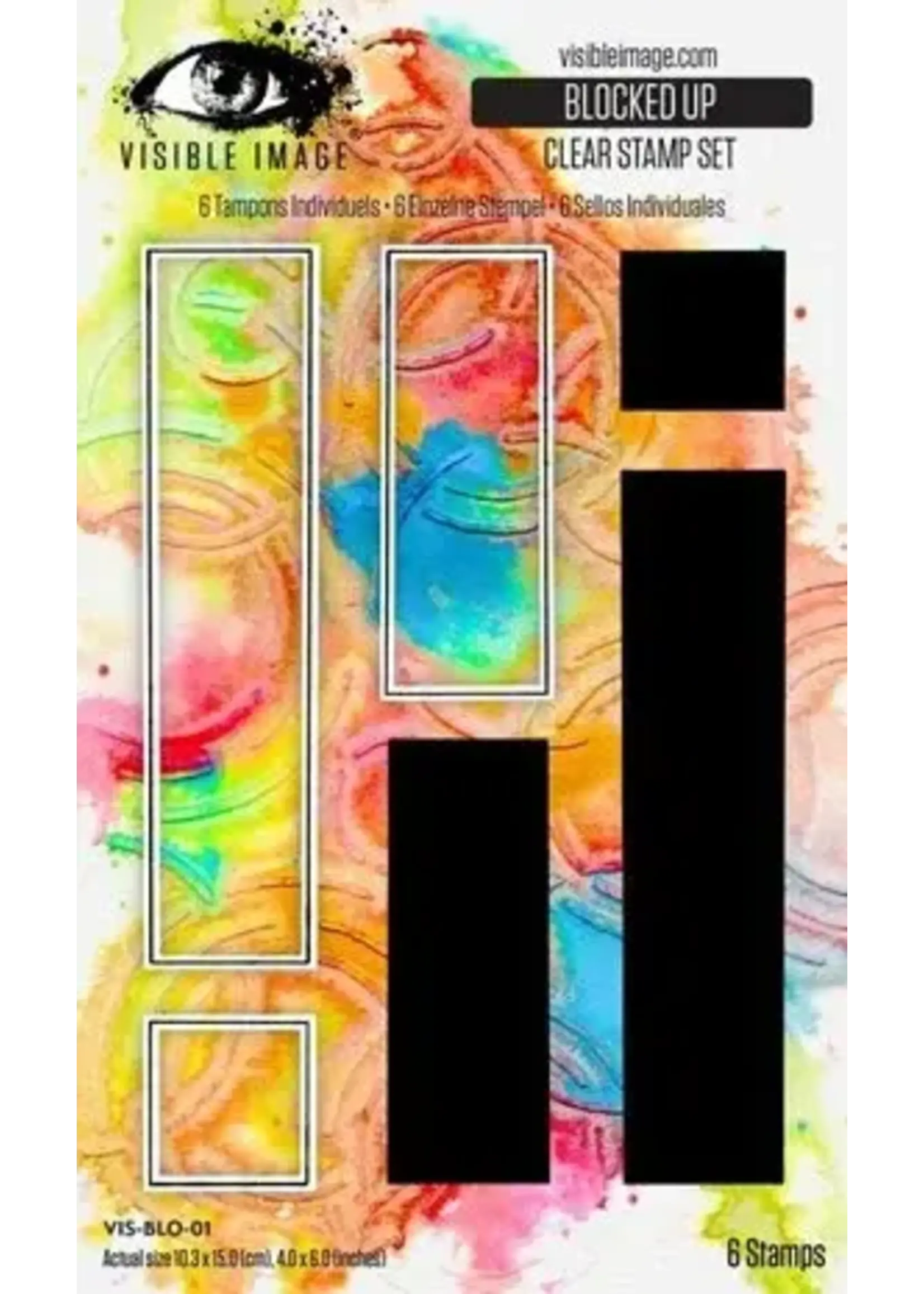 Blocked Up A6 Stamp Set (VIS-BLO-01)