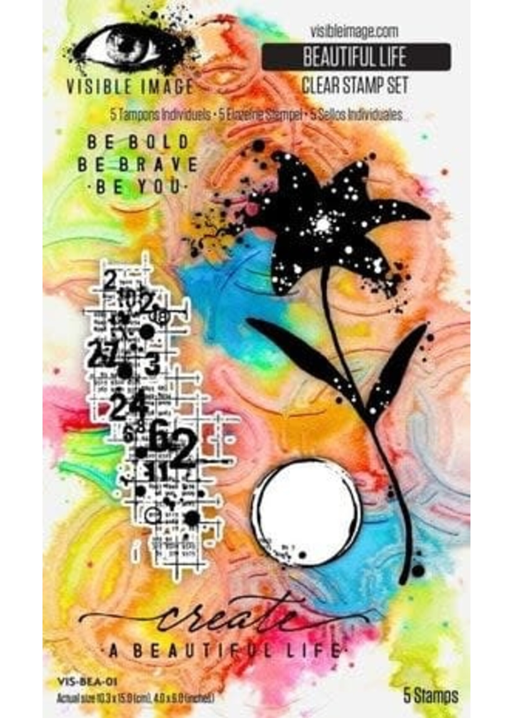 Beautiful Life A6 Stamp Set (VIS-BEA-01)