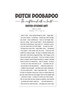 491.200.035 - Dutch Sticker Happy Spring 1