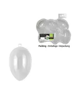 Vaessen Creative • Plastic Ei 2-delig Pre-packed 13x9,2cm
