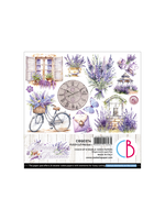 Ochtend in de Provence kieskeurig gesneden pad 6"x6" 24/pkg