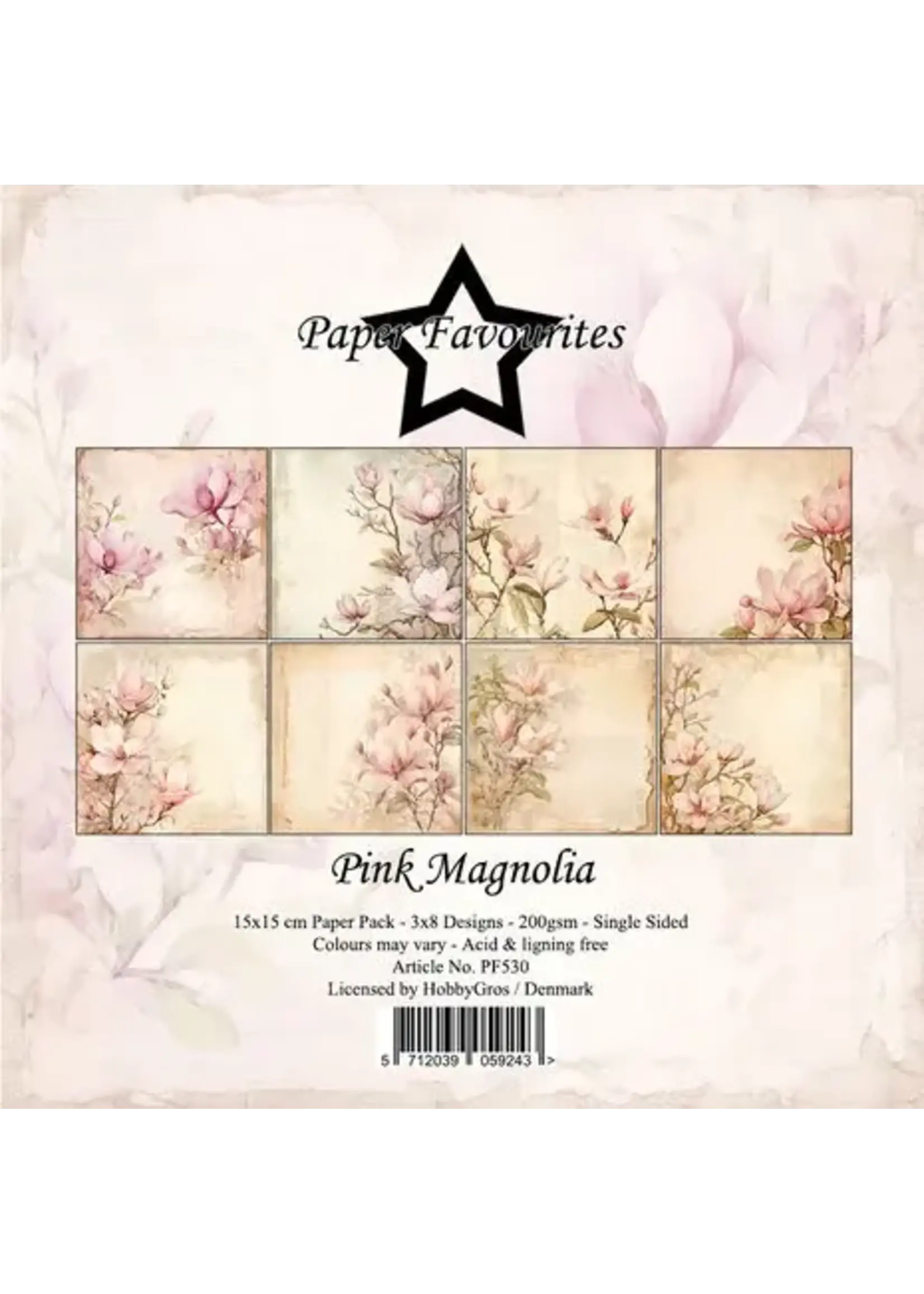 Pink Magnolia 6x6 Inch Paper Pad (PF530)