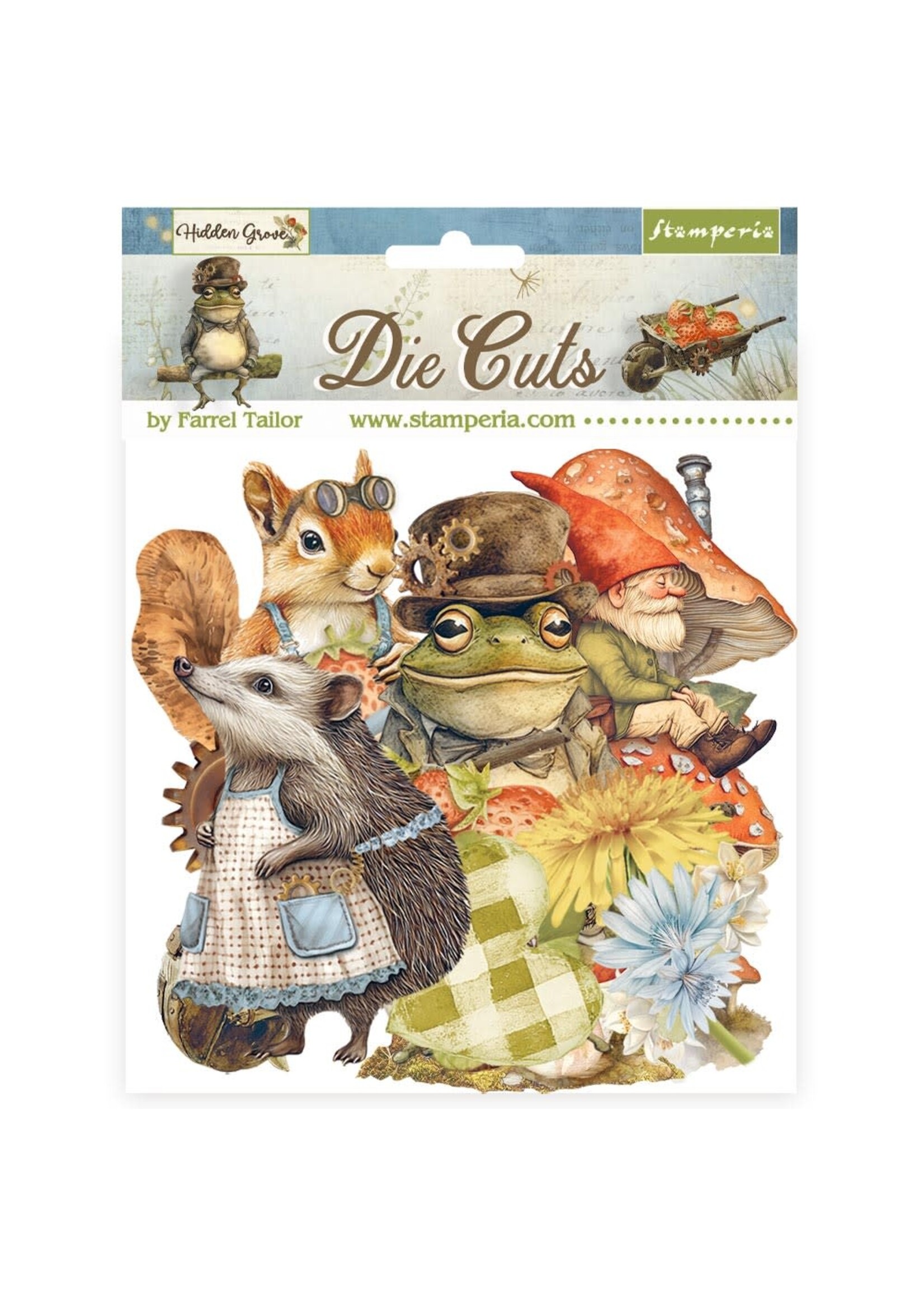 die cuts Stansvormen assorti - Hidden Grove CME-code: DFLDC113