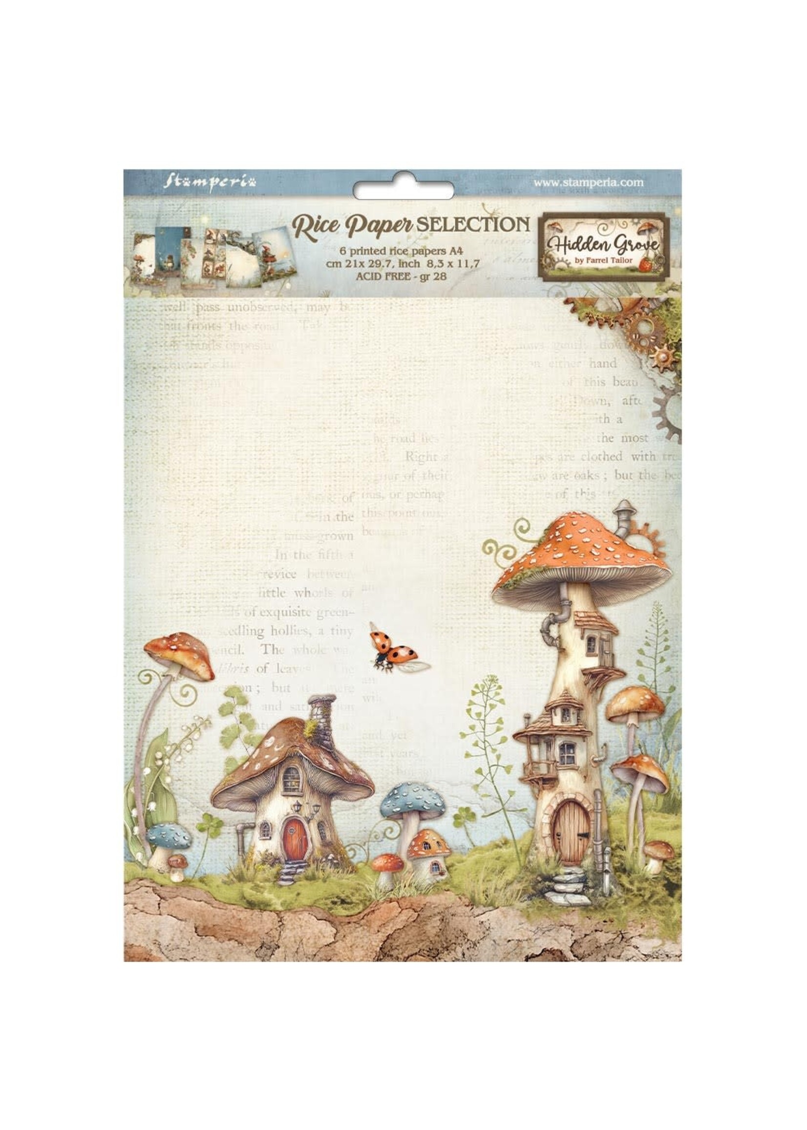 Selectie 6 Rijstpapier A4 - Hidden Grove CME-code: DFSA4XHG