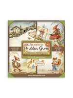 Scrapbooking Pad 22 vellen cm 20,3X20,3 (8"X8") Enkelzijdig Hidden Grove CME-code: SBBSXB10