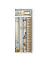 Pak met 4 vellen stof cm 30x30 - Hidden Grove CME-code: SBPLT43