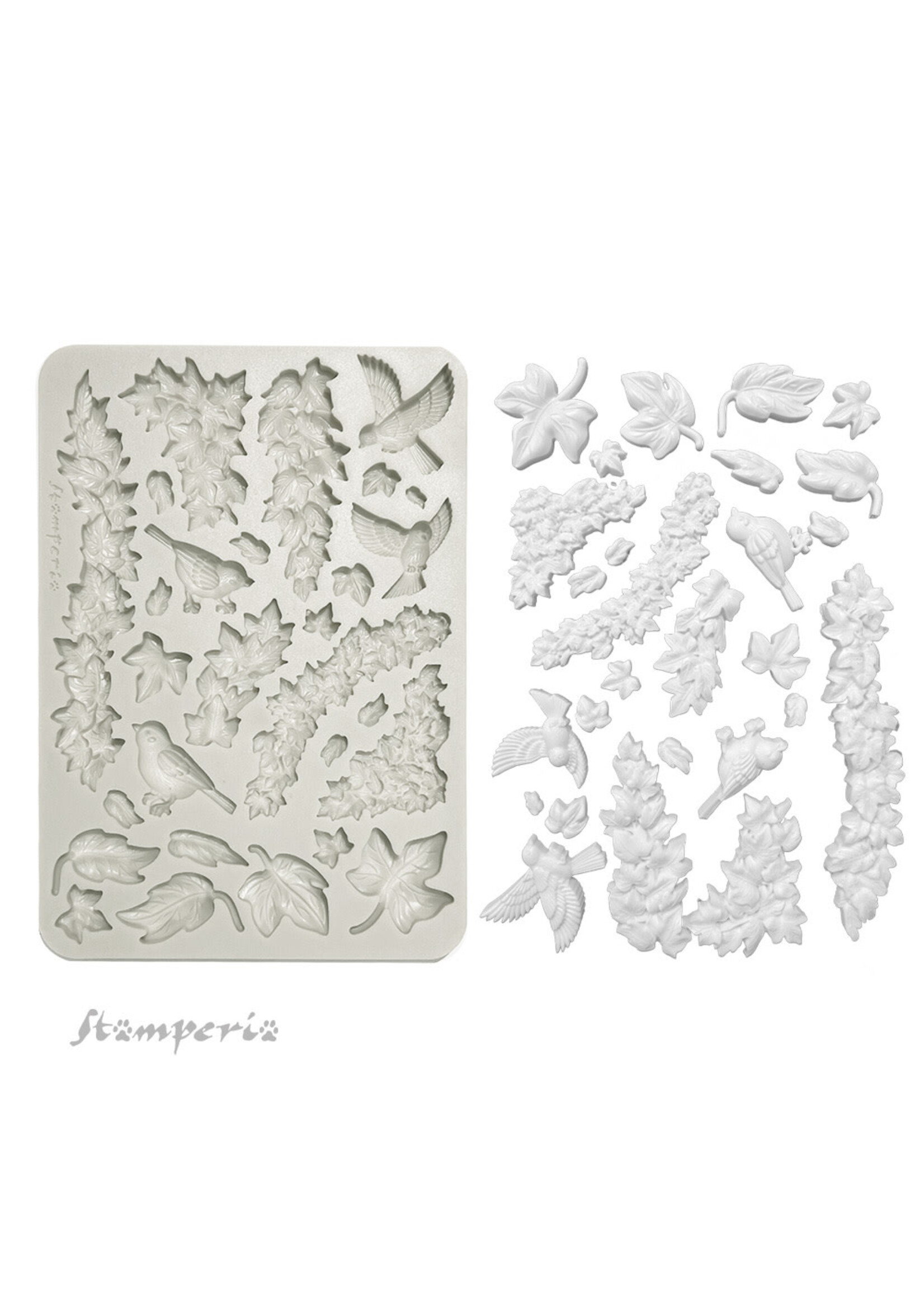 Siliconen mal A5 - Huis van Rozen klimop CME-code: KACMA567