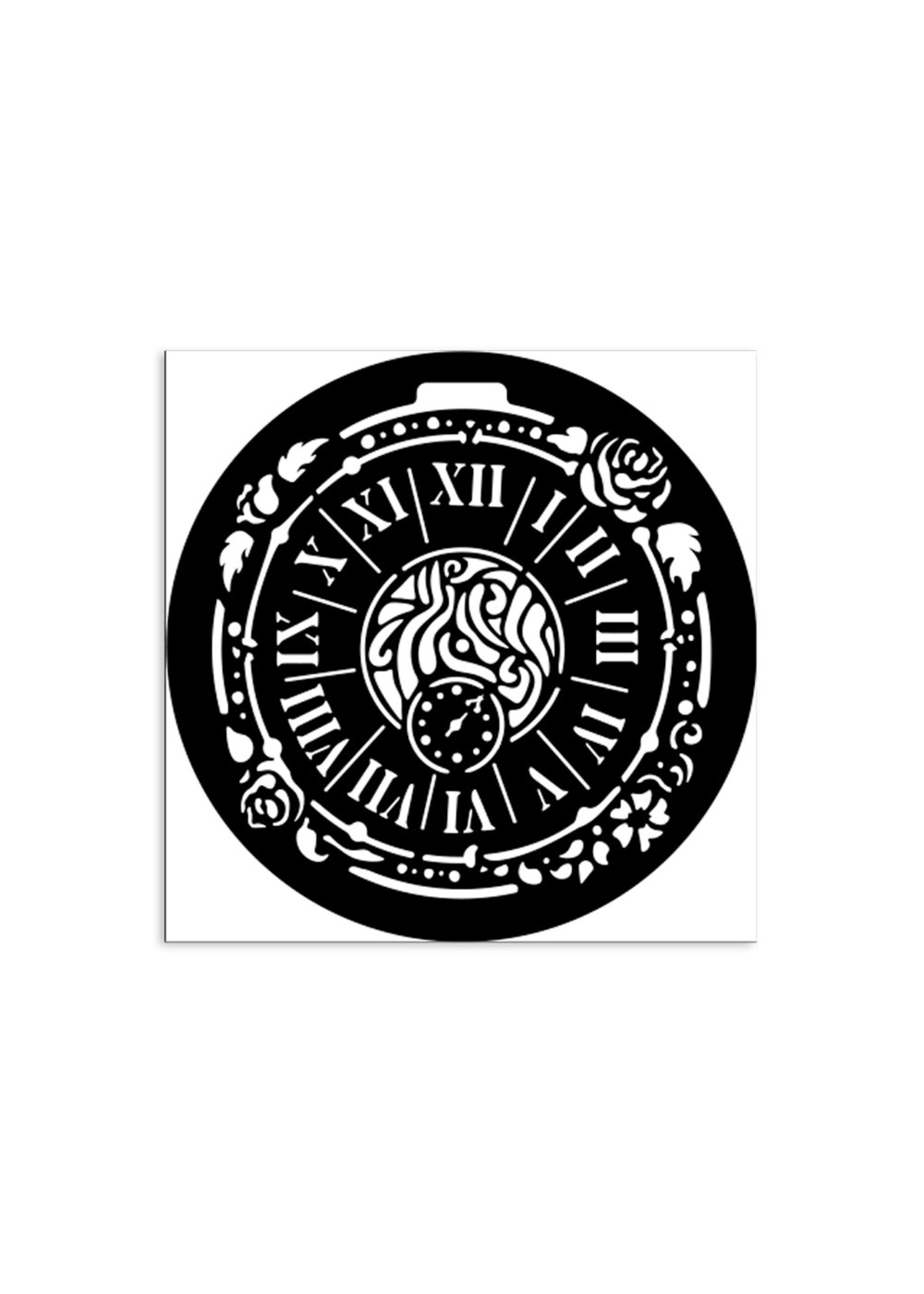 sjabloon cm 12X12 - House of Roses klok CME-code:  KSTDS35