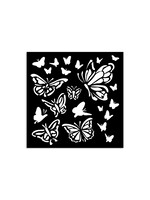 sjabloon cm 12X12 - House of Roses papillon CME-code: KSTDS34