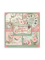 Scrapbooking Pad 22 vellen cm 30,5x30,5 (12"x12") Enkelzijdig - House of Roses CME-code: SBBXLB23