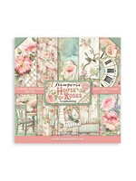 Scrapbooking Small Pad 10 vellen cm 20,3X20,3 (8"X8") - House of Roses CME-code: SBBS08