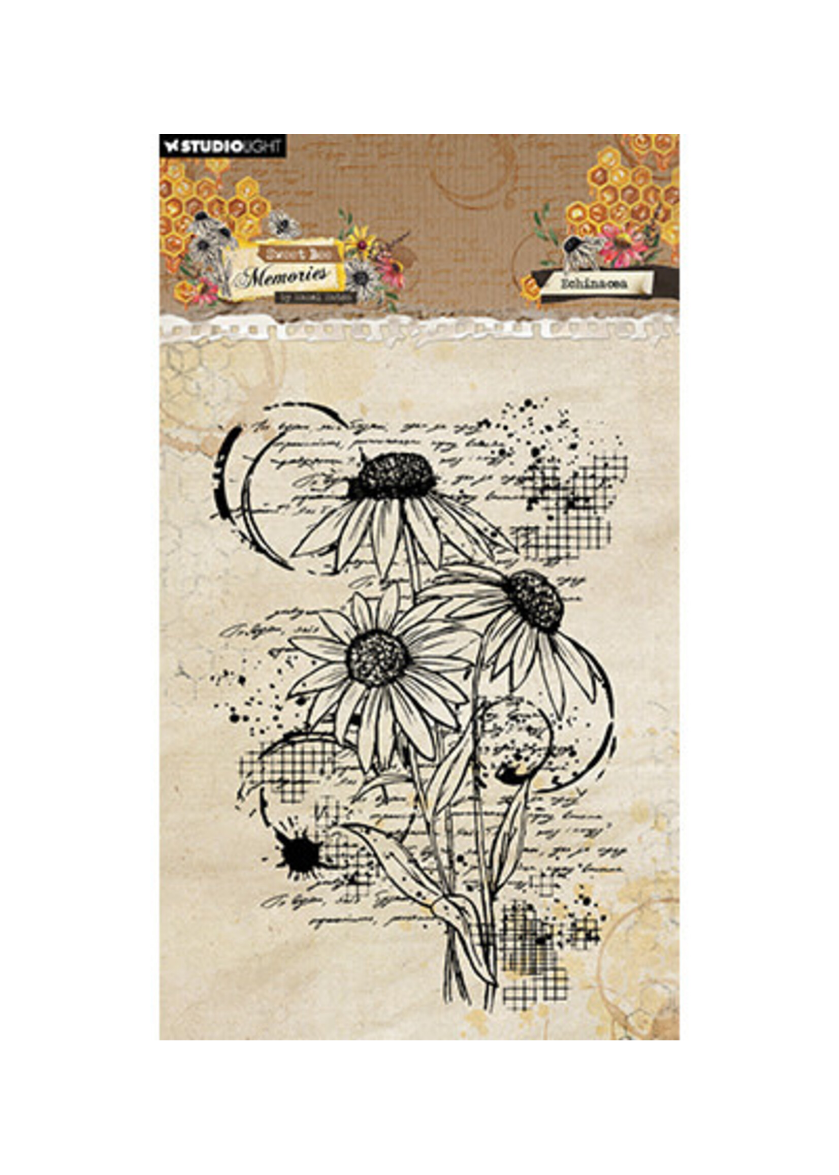 HE-SB-STAMP792 - Echinacea Sweet Bee Memories nr.792
