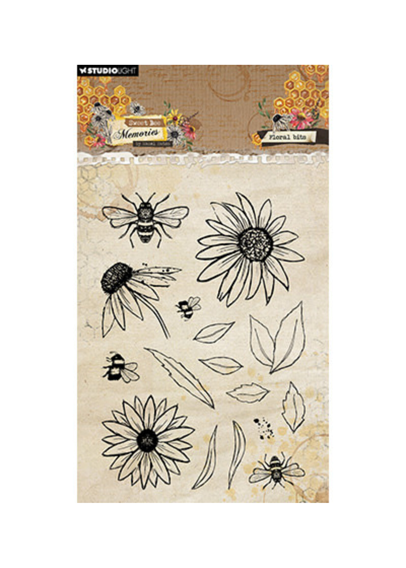 HE-SB-STAMP794 - Floral Bits Sweet Bee Memories nr.794