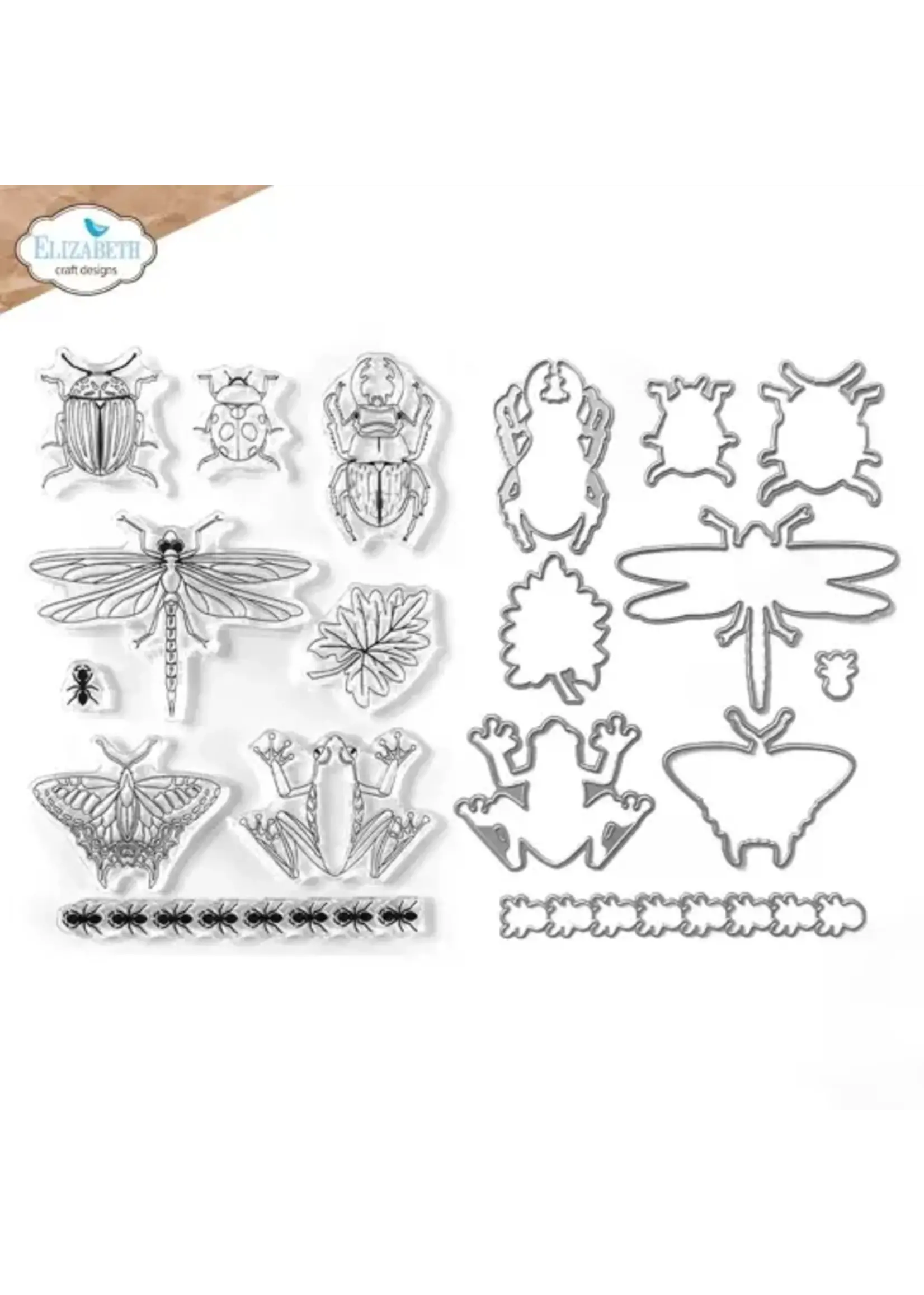 CSD402 - Beetles and Bugs Stamp and Die Set