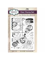 Creative Expressions • Tracie Fox Passport Background 4 in x 6 in Clear Stamp Set Creative ExpressionsCEC1125
