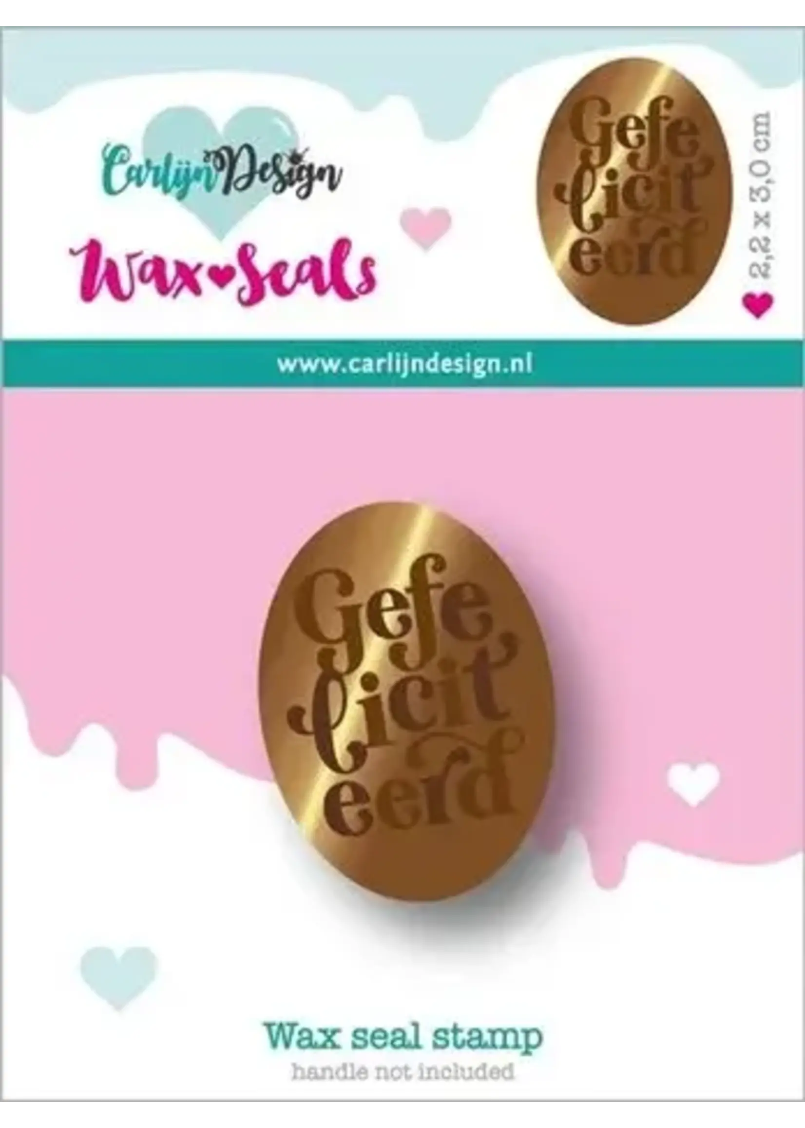 Wax Seal Stamper 46 Gefeliciteerd (CDWX-0075)